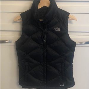 North face women's black vest szXS